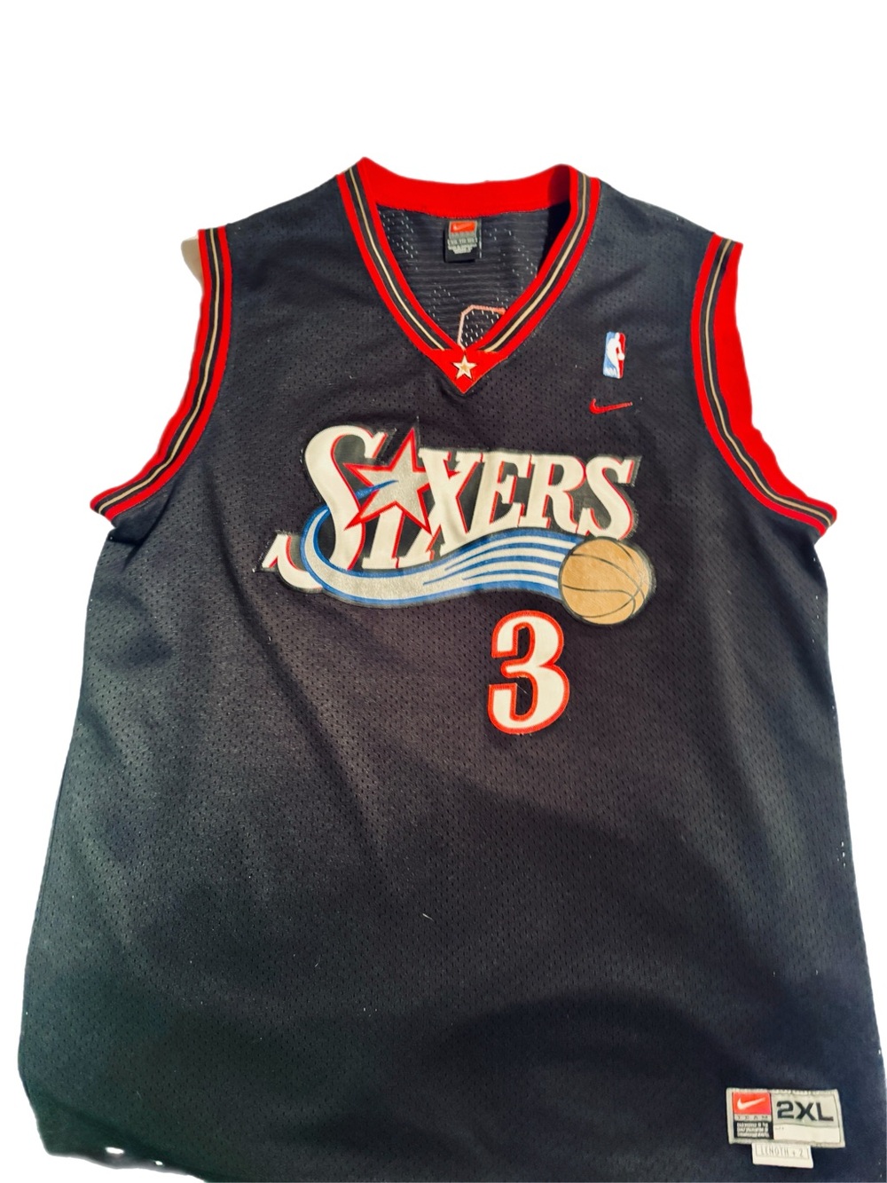 Nike Philadelphia Sixers Allen Iverson #3 Basketball Jersey